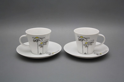 Tasse hoch 0,18l und Untertasse Tom Daisy BB č.1