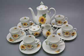 Kaffeeset Ofelie Sonnenblumen 15teiliges ZL