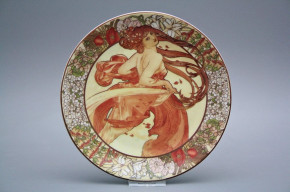 Hängeteller 19cm Alfons Mucha - Bohemia