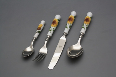 Besteck Set Bohemia 1987 Sonnenblumen BB 4teilig č.1