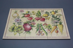 Fliese 45x30cm Vegetables BEIGE