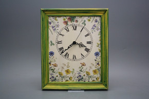 Wanduhr 25x30cm Blumenwiese cZM