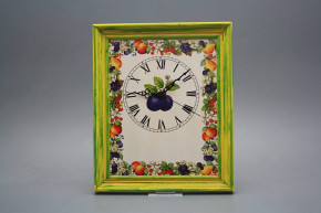 Wanduhr 25x30cm Obstgarten cZM