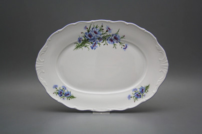 Oval 32cm Verona Kornblumen CAL č.1