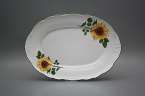 Oval 32cm Verona Sonnenblumen DZL