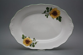 Oval 36cm Verona Sonennblumen DZL