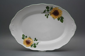 Oval 40cm Verona Sonnenblumen DZL