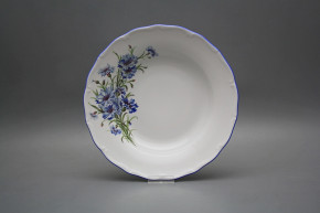 Tiefer Teller 24,5cm Verona Kornblumen HAL