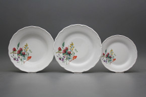 Tellerset Verona Blumenwiese motiv A 18-tlg. HBB