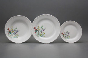 Tellerset Verona Blumenwiese motiv C 18-tlg. HBB