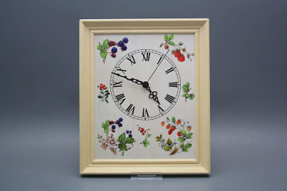 Wanduhr 25x30cm Waldbeeren cPB č.1