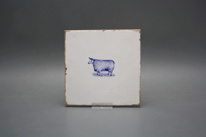 Forli Blanco Wandfliese 15x15cm Blauer Bauernhof Schaf č.1