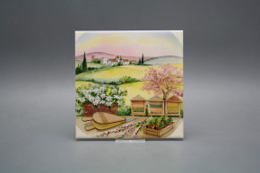 Fliese 15x15cm Frühling hellbeige matt