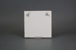 Forli Blanco Wandfliese 15x15cm Hellblaue Rosen X