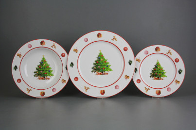 Teller Set Nina Christmas Tree 12-tlg. JCL č.1