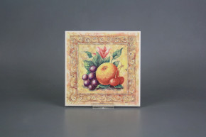 Fliesenset 15x15cm Fresco Fruit 3tlg. hellbeige matt