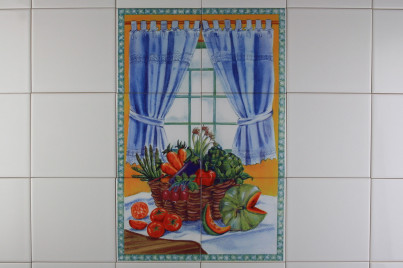 Keramikfliesen 30x45cm BasketVeg 6tlg. weiß glänzend č.1