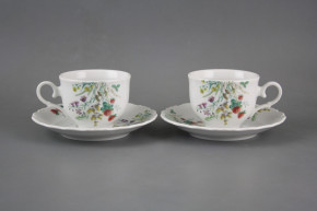 Teetasse 0,18l und Untertasse Ofelie Blumenwiese Motiv C CBB