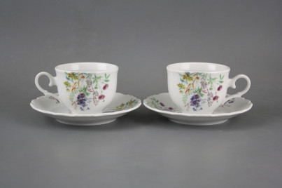 Teetasse 0,18l und Untertasse Ofelie Blumenwiese Motiv D CBB č.1